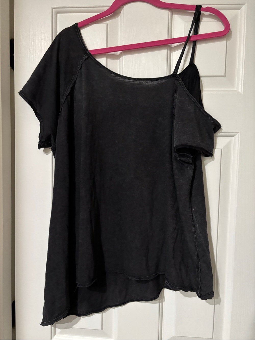 We The Free One Shoulder Tee - Size Small